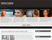 Tablet Screenshot of fashionsitescatalog.com